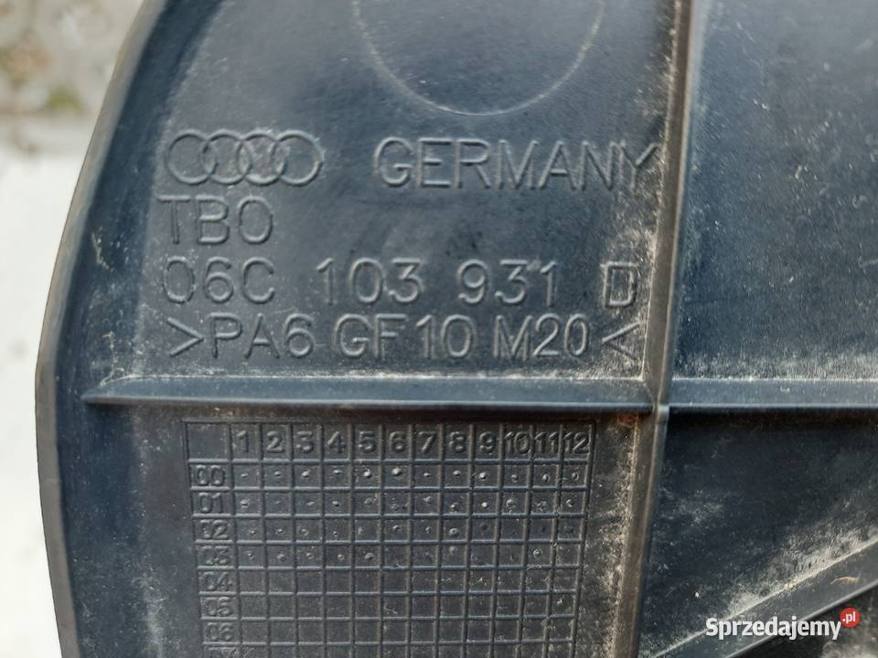 Osłona silnika pokrywa A4 B6 A6 C5 30 V6 ASN Szczerbice