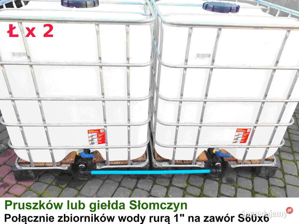Mauzer 1000 l i 600 l pojemnik 1000 l zawór do Pruszków