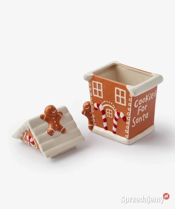 Świąteczny pojemnik do przechowywania domek z sprzedam