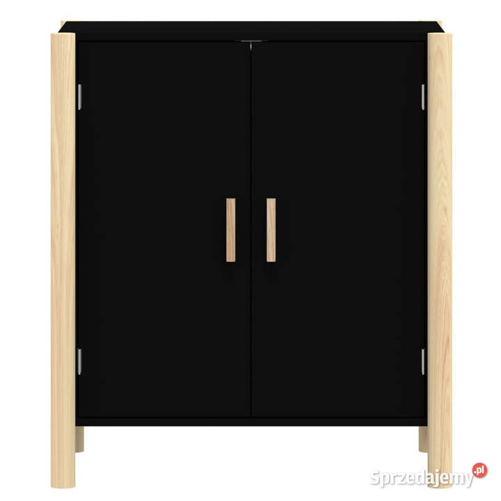Szafka czarna 62x38x70 materiał drewnopochodny Warszawa sprzedam