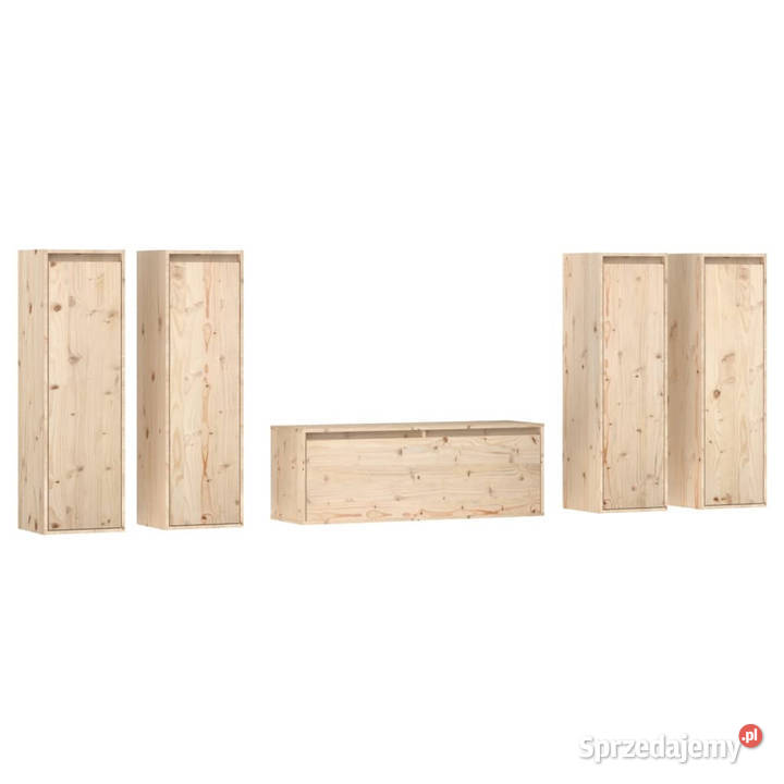 Szafki pod TV 5 lite drewno sosnowe WM3100209 mazowieckie Warszawa