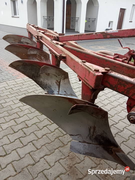 Pług 4 skibowy Unia Grudziądz nieuszkodzony Maszyny uprawowe Łowicz