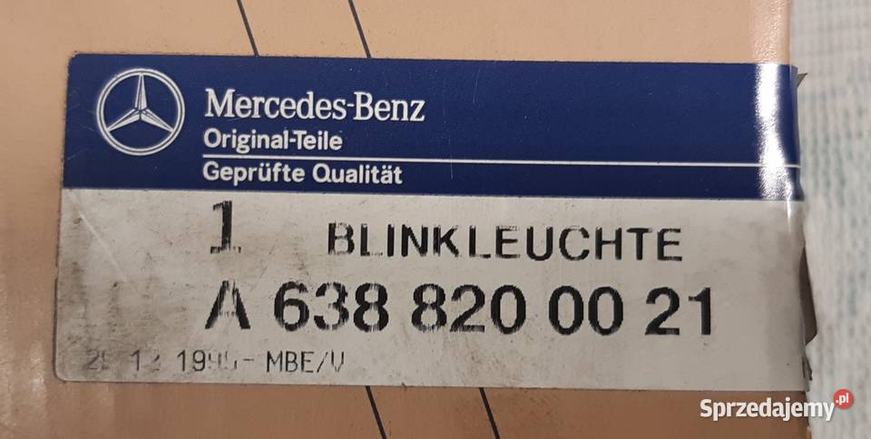 KIERUNKOWSKAZ LEWY PRZÓD MERCEDES VITO dolnośląskie Mielęcin sprzedam