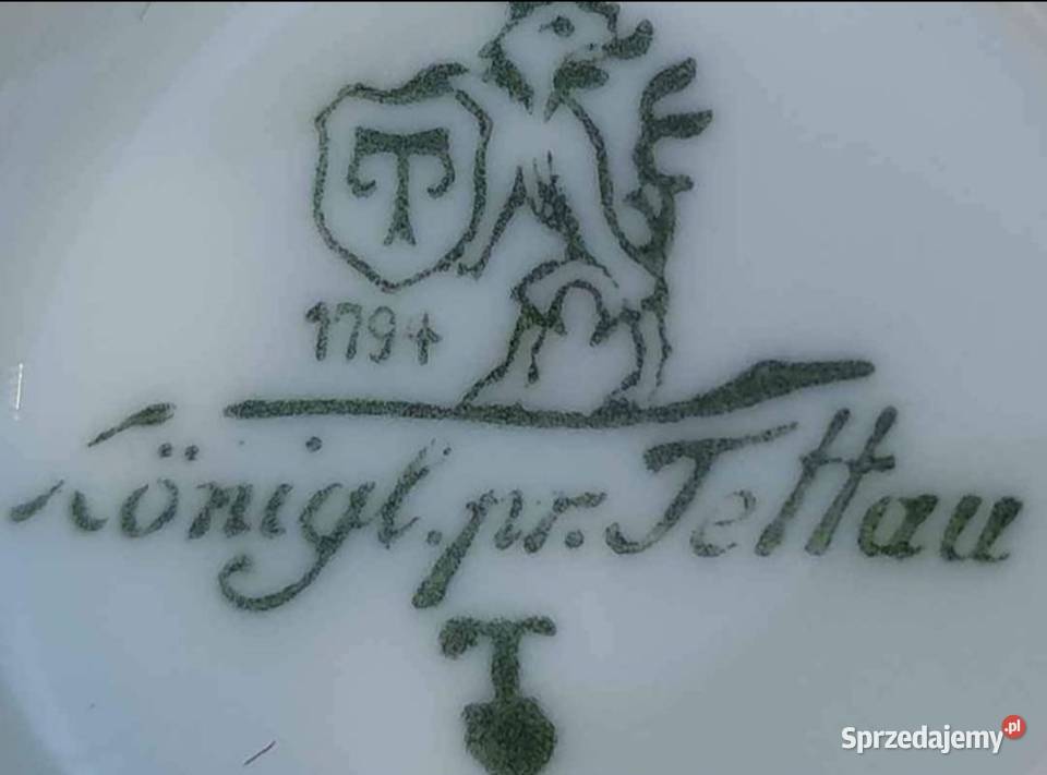 Kniglich Tettau privilegierte Porcelana Pabianice