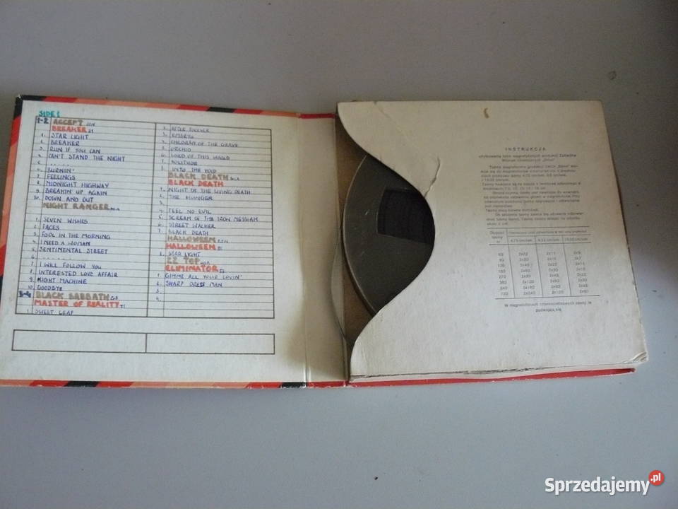 Taśmy szpulowe różne nagrane Nowa Sól