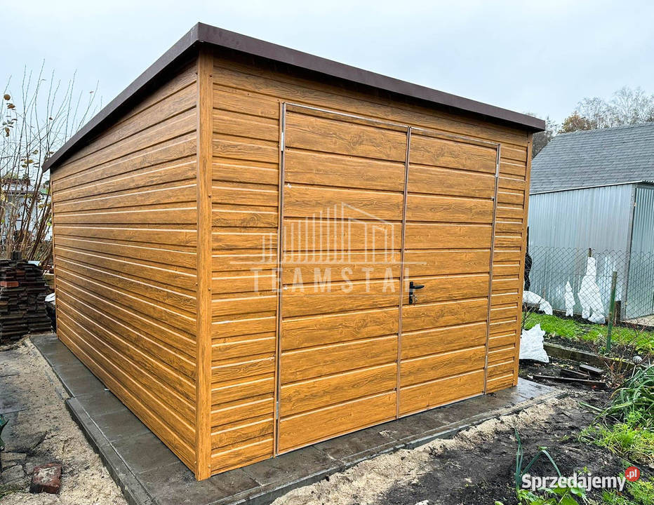 Domek Ogrodowy Schowek 4x3 Brama Dwuskrzydłowa Busko-Zdrój