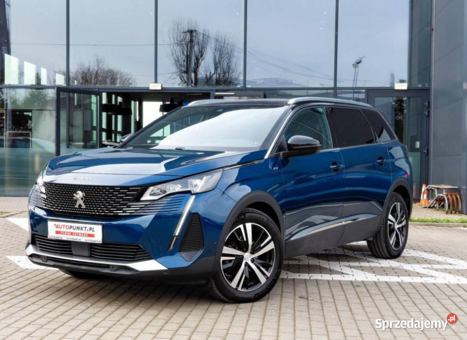Peugeot 5008 2021r FV23 7 MIEJSC HAK BLIS LED nieuszkodzony Kraków
