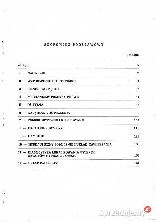 Zetor 52117245 instrukcja napraw Stalowa Wola sprzedam