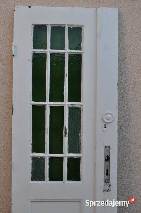 Stare wzmocnione drzwi zewnętrzne Pomiechówek