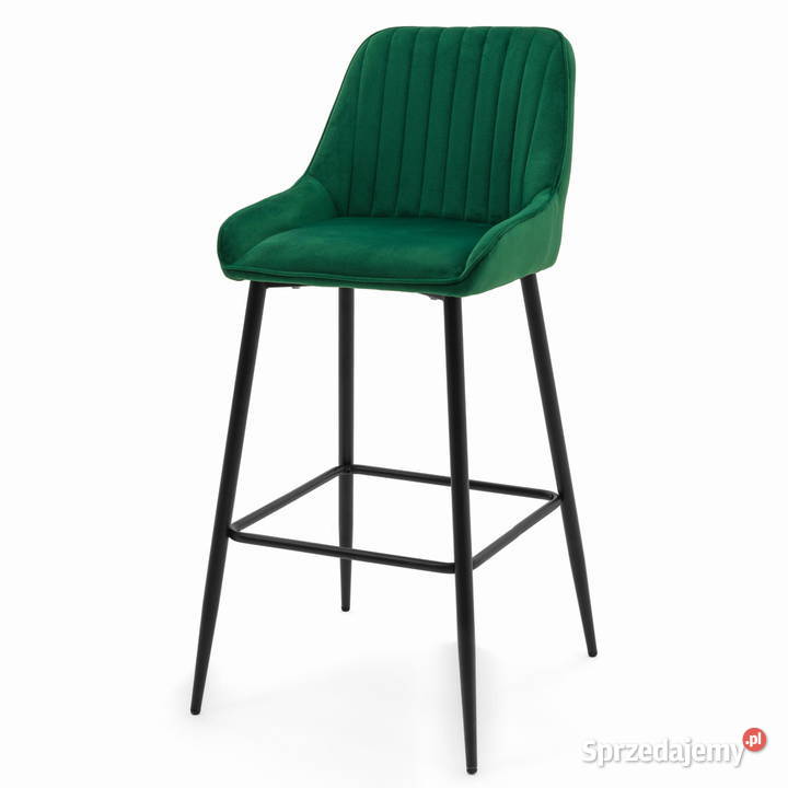 Hoker Tapicerowany Passo Butelkowa Zieleń 51cm Tarchały Małe