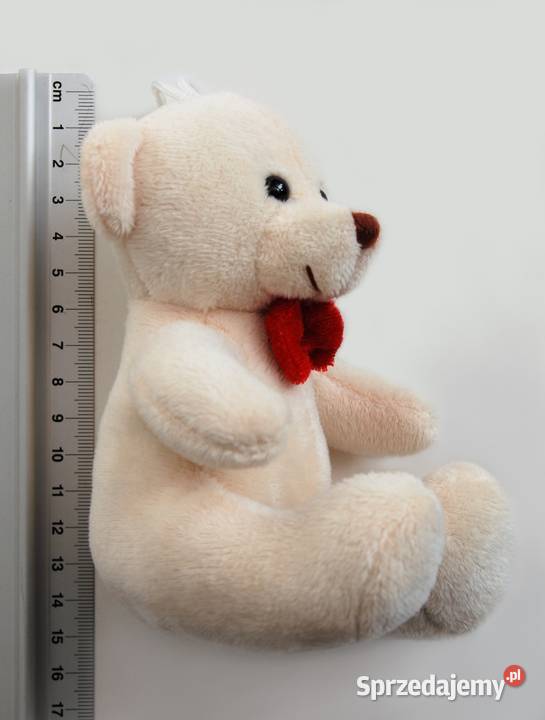 Pluszowy miś kremowobiały siedzący maskotka 14 Maskotki Lublin