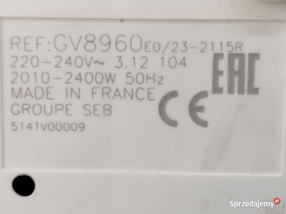 Generatory pary używany Tefal Pro Express Total AGD drobne Lubzina