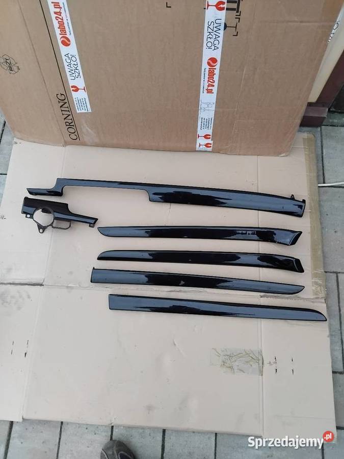 Dekory listwy Black Piano Soul Audi A4 S4 B6 B7 Grodków