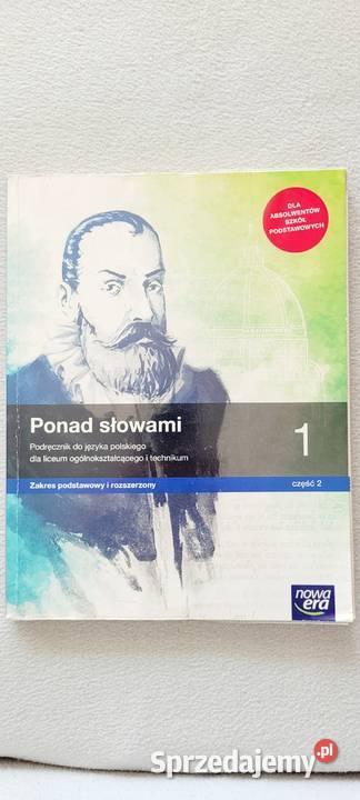 Ponad słowami 1 Podręczniki Pruszków sprzedam