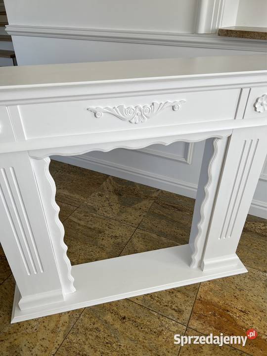 Drewniany portal kominkowy atrapa obudowa Warszawa