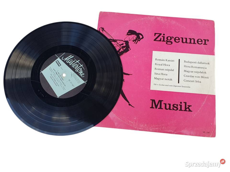 Stara płyta winylowa Zigeuner Musik muzyka Cieszyn