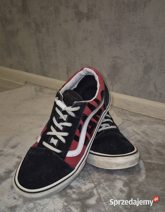 Buty chłopiec trampki Vans Old Skool 38 czerwony Łódź