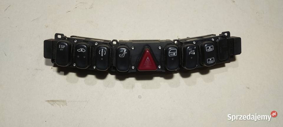Panel przycisk mercedes w220 2208205810 Wyposażenie wnętrza Zbąszyń