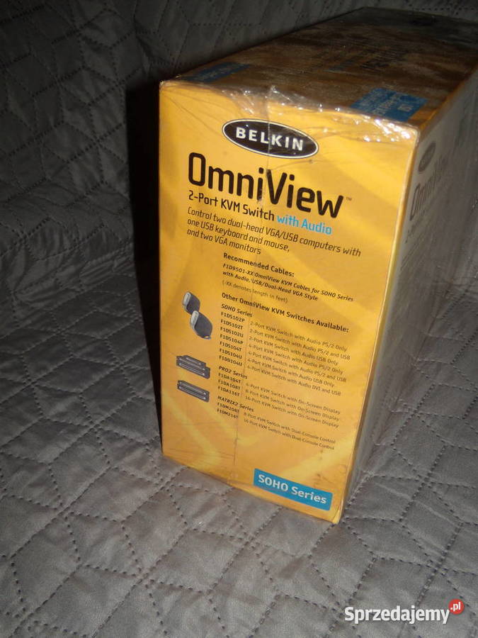 Belkin OmniView 2portowy przełącznik KMV z audio mazowieckie