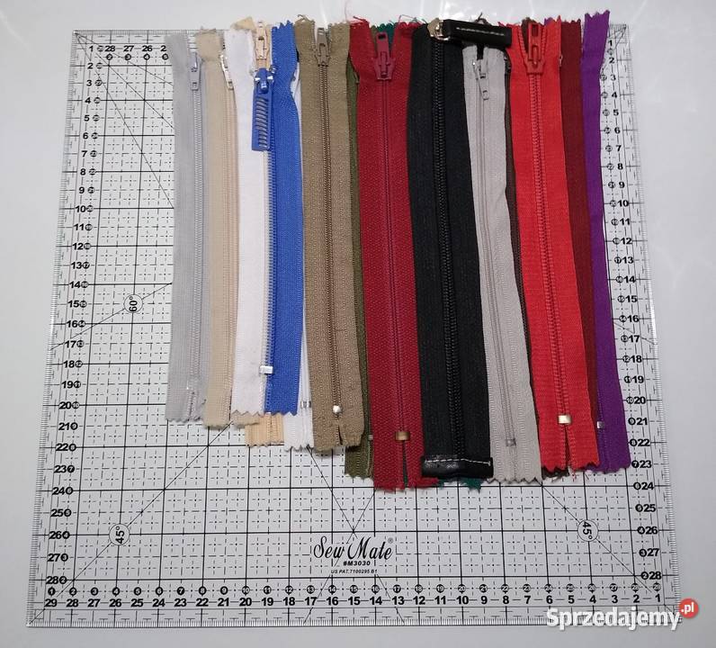 Zamek Błyskawiczny Zamki Zestaw 18 sztuk Gdańsk