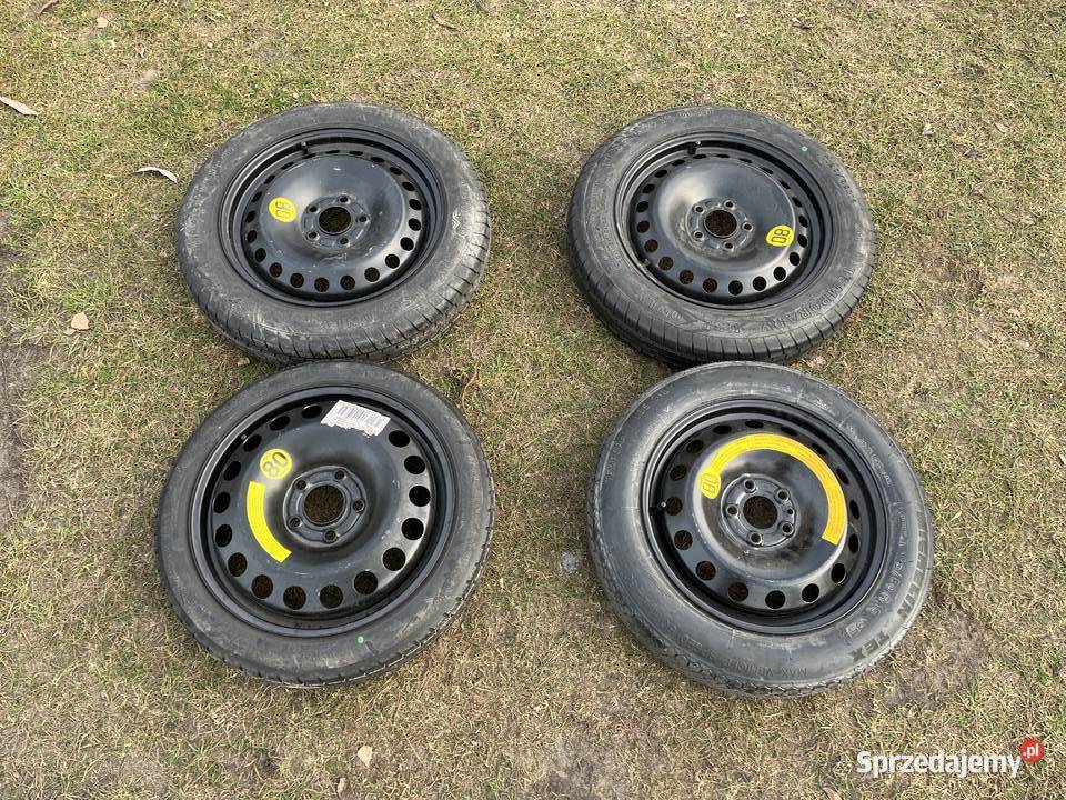 Koło dojazdowe 4x Ford Volvo Citroen Peugeot Rozmiar 16" Poddębice