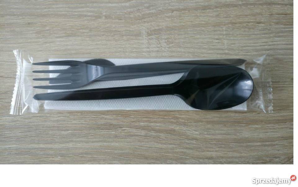 Widelec serwetka CZARNY konfekcja Lublin