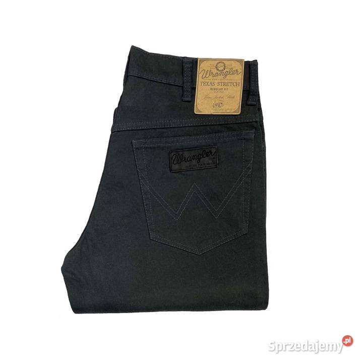Spodnie męskie Wrangler Texas Stretch Navy Grey Pisz