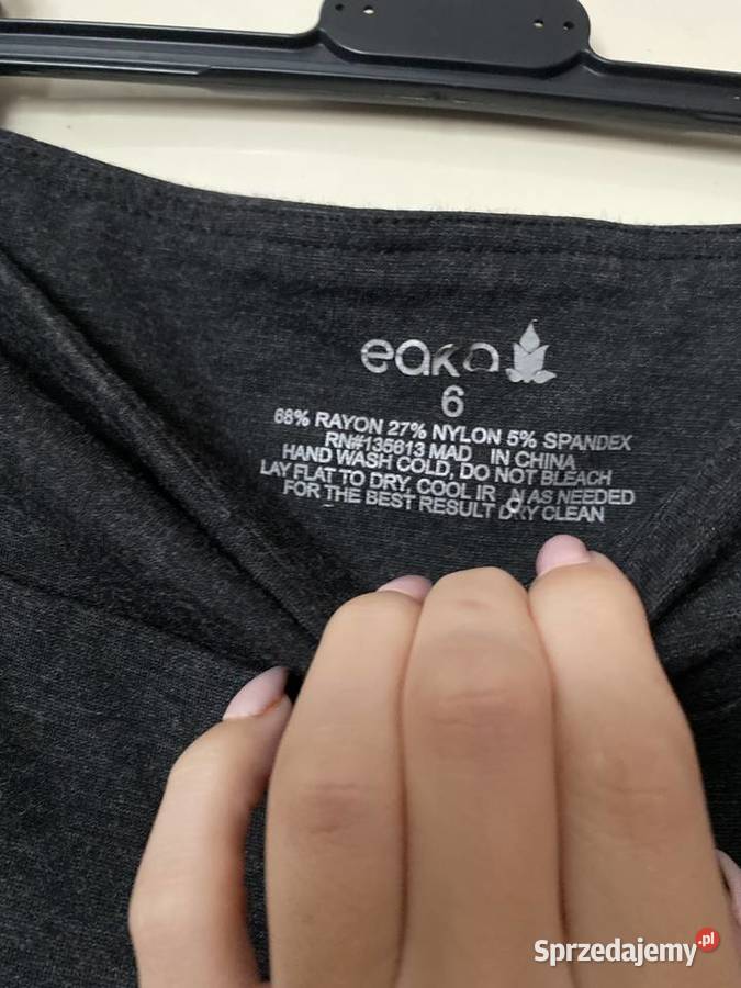 Legginsy getry szare popielate z wstawkami z Kraków