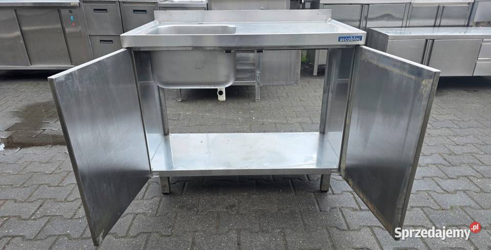 Zlew 1 Komorowy z Szafką Drzwi Otwierane 1006085