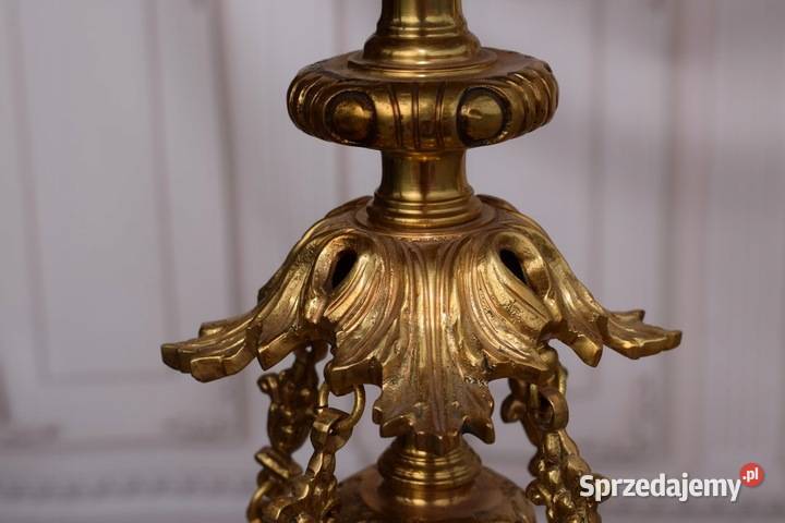Królewski Gigant Żyrandol z Brązu Lampa 78 małopolskie Kraków