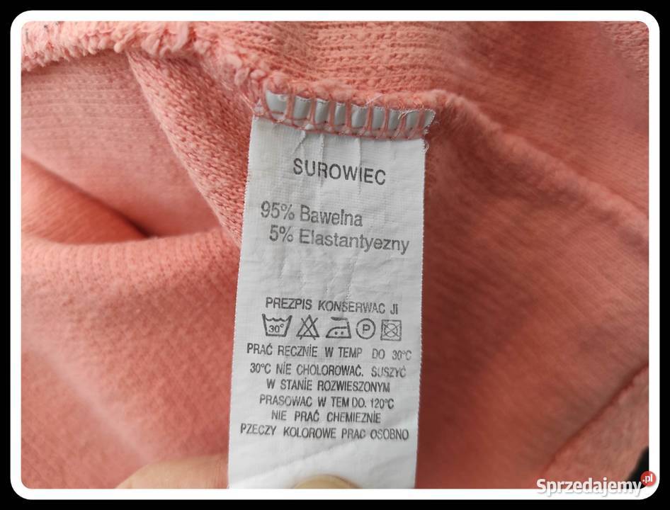 Bluzka bluza z sercem pętelkowa tkanina 40 L mazowieckie Płock