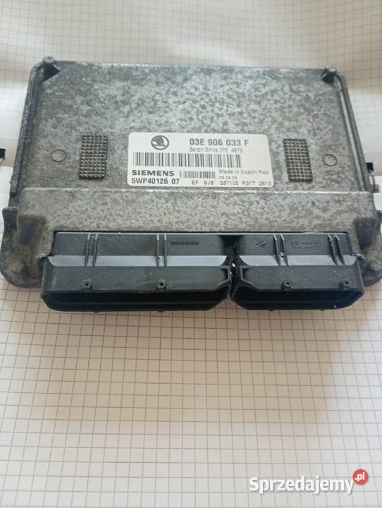 Sterownik silnika skoda fabia 12 03E906033F Komputery Wrocław