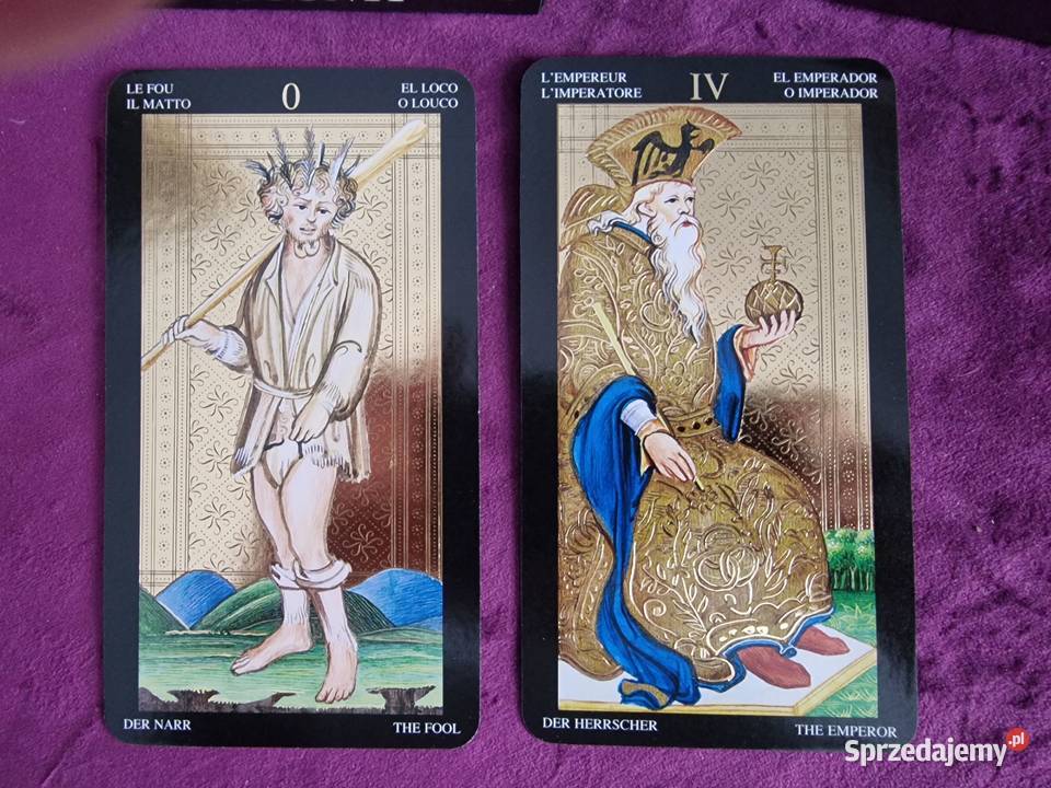 Golden Visconti Tarot Karty Skierniewice