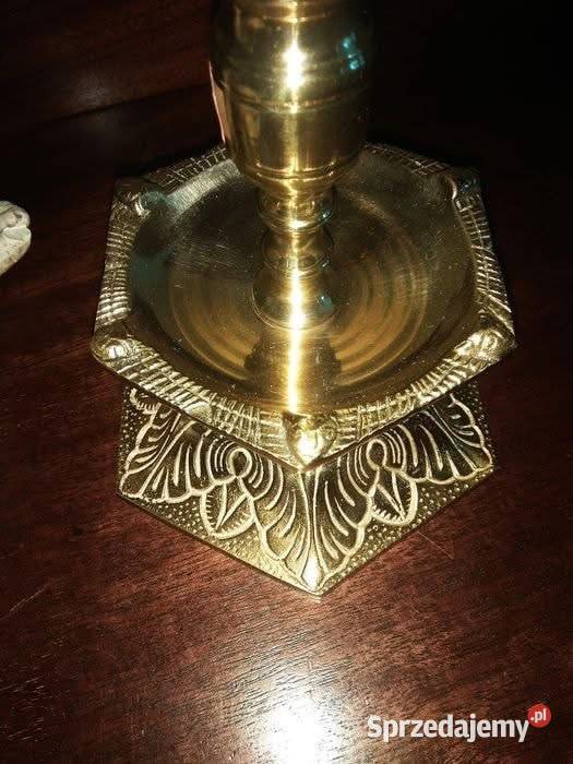 Świecznik Mosiądz Gdańsk