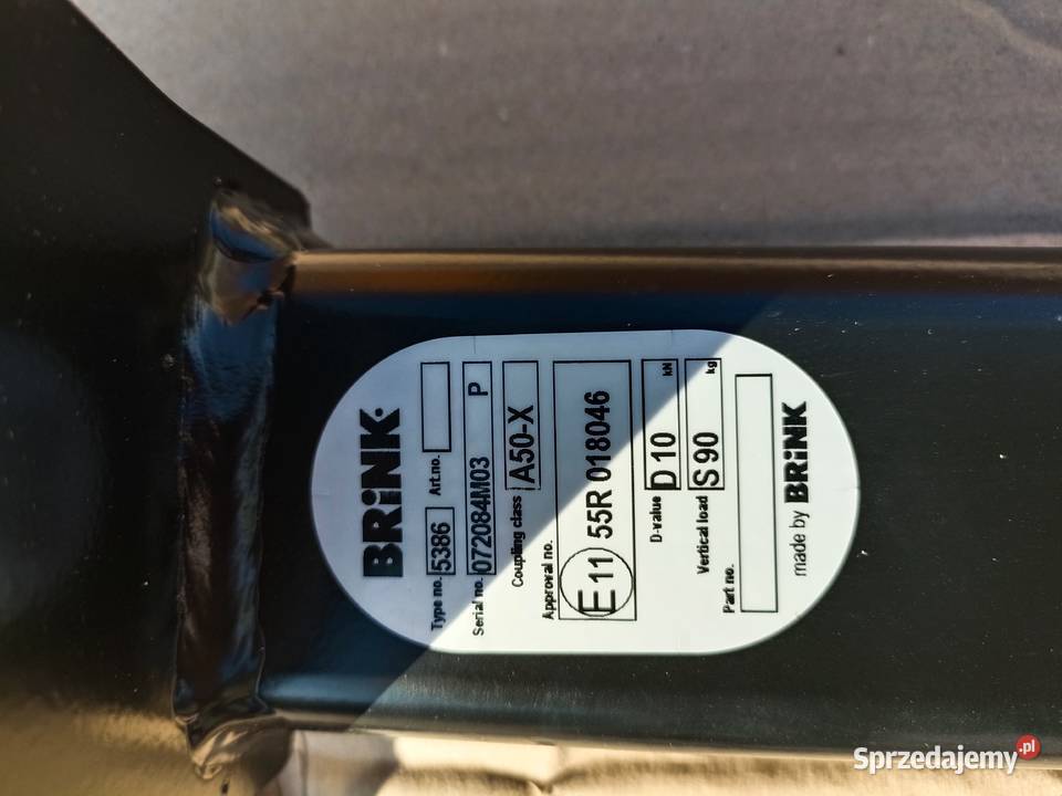 Hak BRINKtyp 5386 dedykowany do Ford Focus C Aleksandrów Kujawski sprzedam