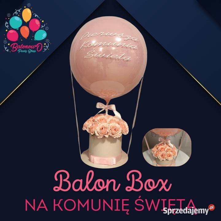 balon box personalizowany prezent Katowice