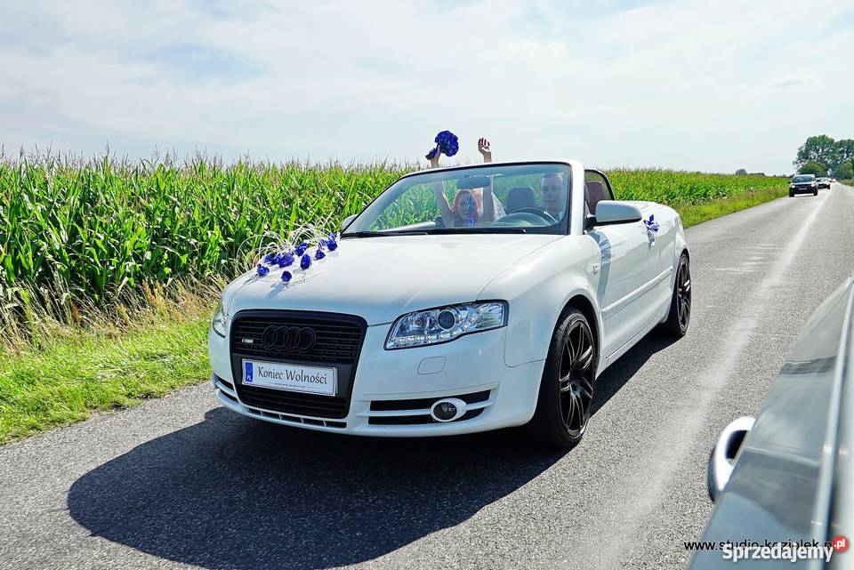 AUDI A4 Cabrio S4 BIAŁY klimatyzacja Cabriolet Leszno