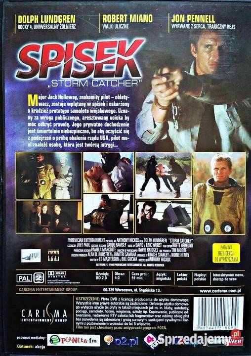 SPISEK DOLPH LUNDGREN Kultura i Rozrywka Kalisz