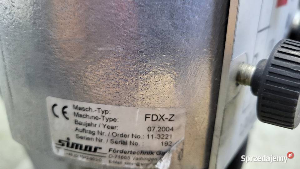 Zaciąg tworzywa Simar FX 2004 z dozownikiem Białogard sprzedam