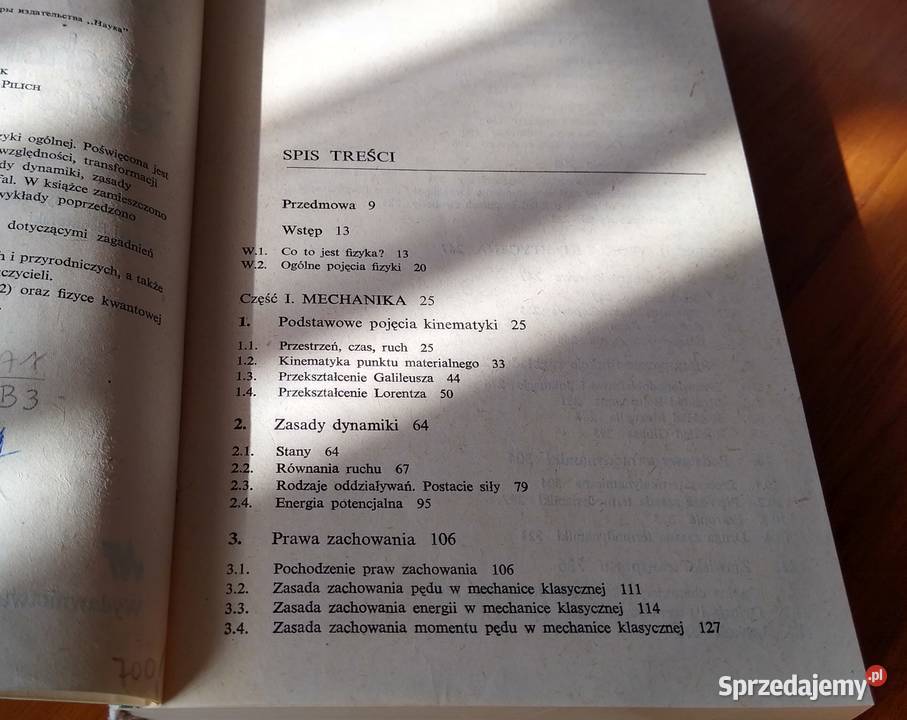 Kurs fizyki 1 Mechanika Teoria kinetyczna A W Gdańsk