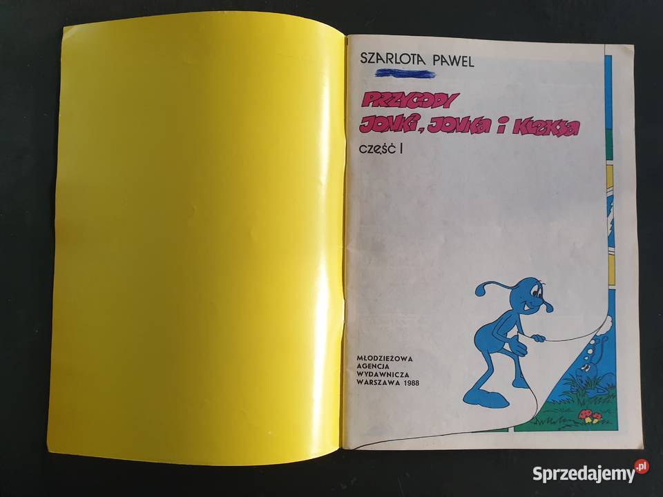 Przygody Jonki Jonka i Kleksa cz I i II komplet Gdynia sprzedam