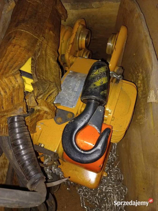 Wciągarka elektrowciąg suwnica łańcuchowa sprzedam
