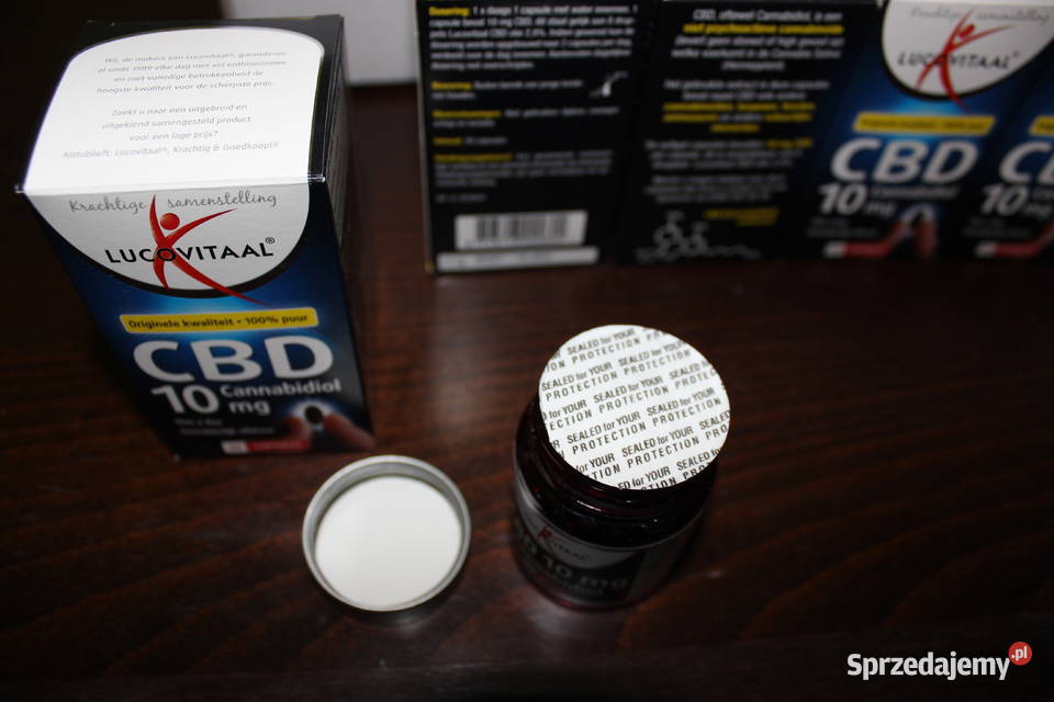 Lucovitaal Olej konopny CBD 10mg 30 kapsułek Pozostałe Łódź