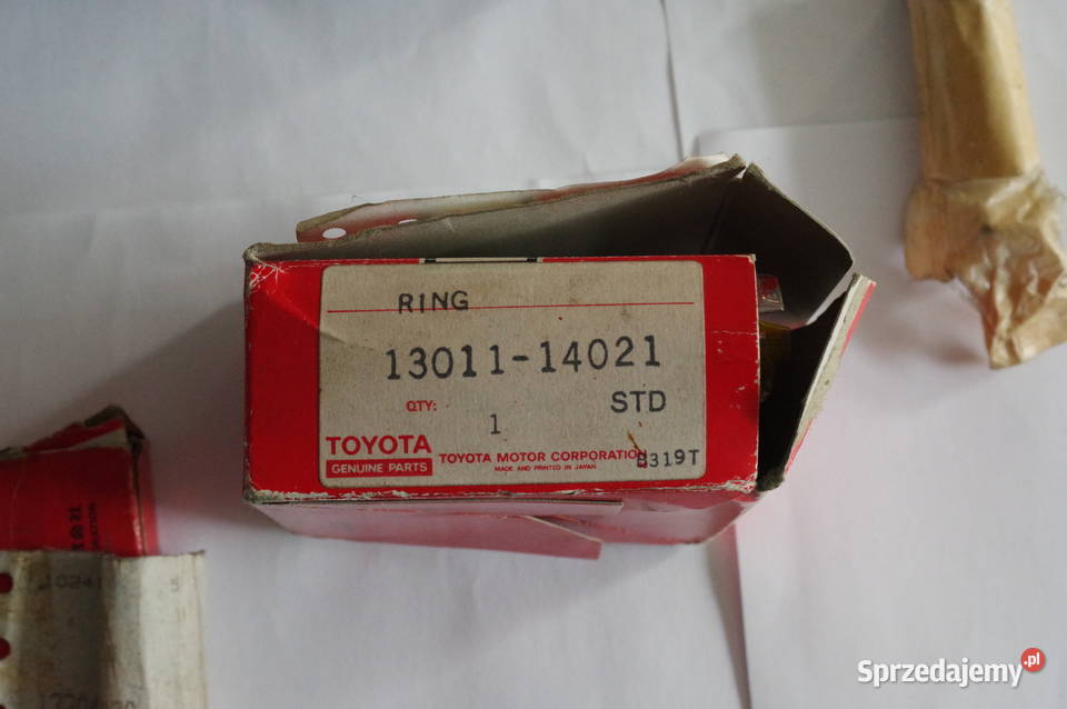 Toyota tłok pierścienie panewki