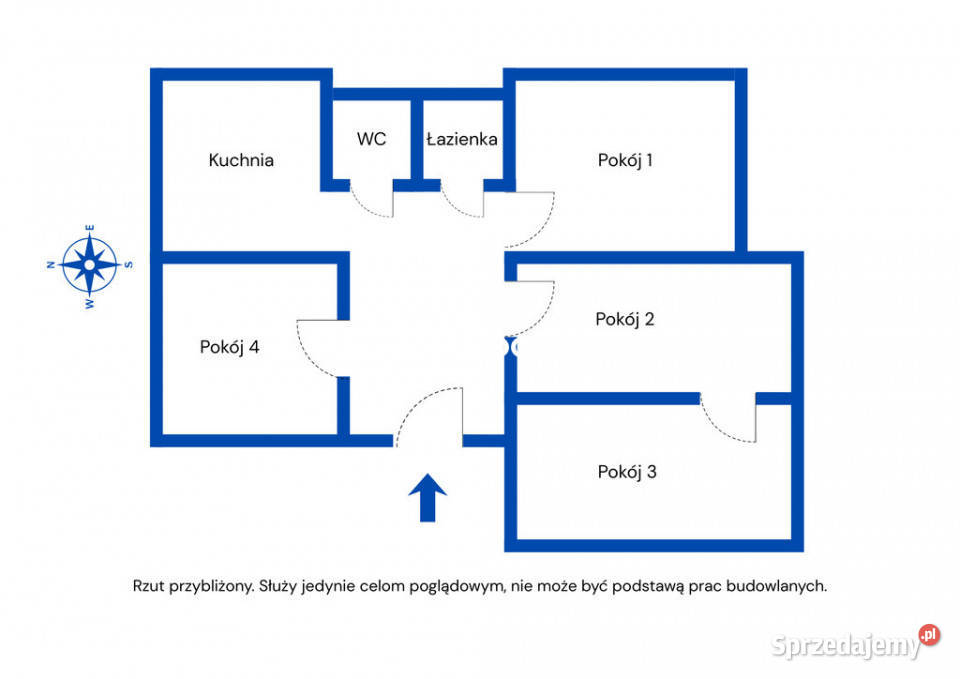 Przestronne mieszkanie 574 m2 Biłgoraj Piętro 3 sprzedam