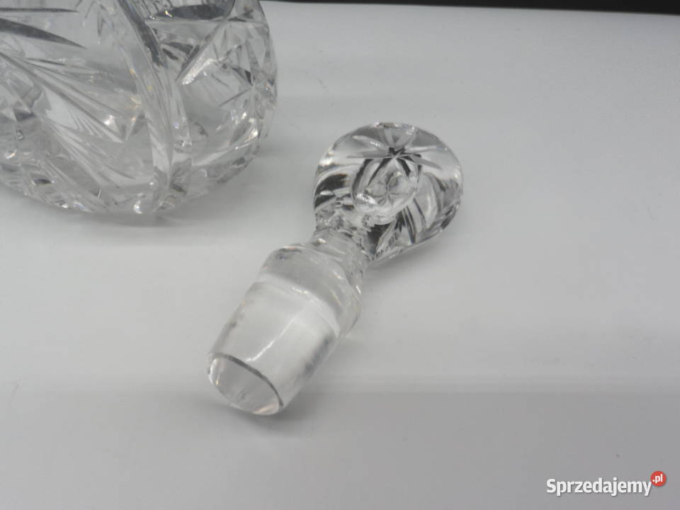 Kryształowa karafka ampułka CRUET vintage Raszków sprzedam
