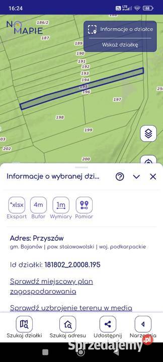 Działki leśne Burdze