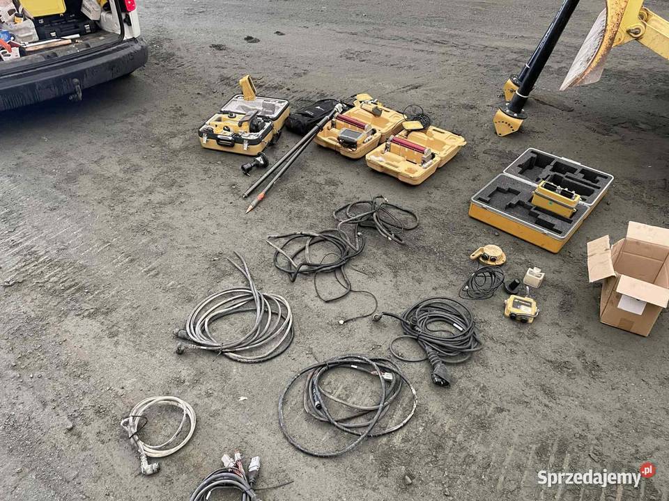 równiarka CAT OK HBM system na Topcon GPS Siennica Różana