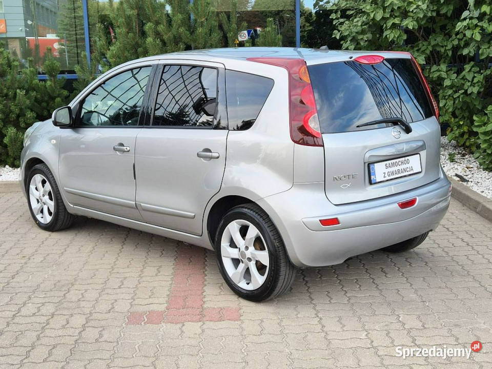 Nissan Note GWARANCJA 16 benzyna AUTOMAT srebrny Warszawa