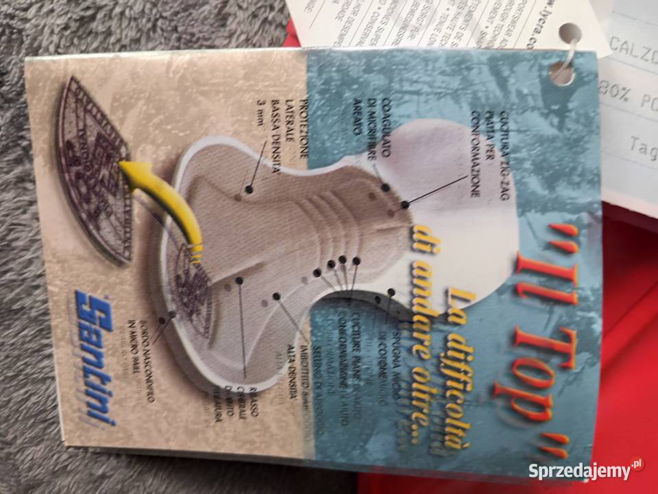 Nowe męskie spodenki rowerowe SANTINI rozmiar XL dolnośląskie